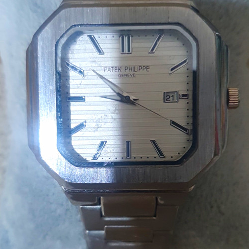 Patek philippe nautilus silver - patek,