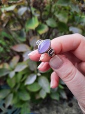 Diamond Shaped Lavender Jade