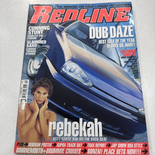 Redline magazine november 2001 - magazine,