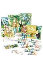 Dabble Paint by Numbers Kits – Set of 3 Paint by Numbers for Adults Beginners wi