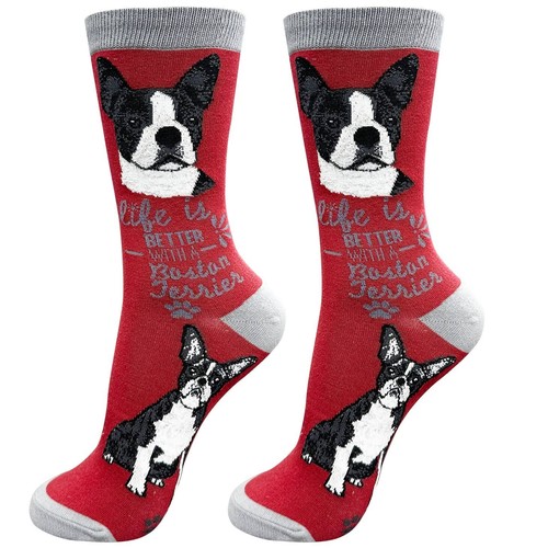 Boston terrier socks - socks,