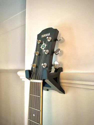 Picture rail wall guitar - wall,