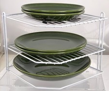 Tier corner plate rack - plate,