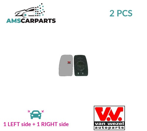 Rear view mirror glass pair - rear,