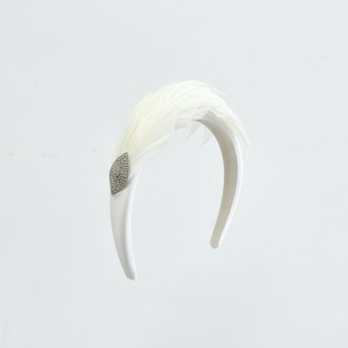 Feather fascinator alice band - feather,
