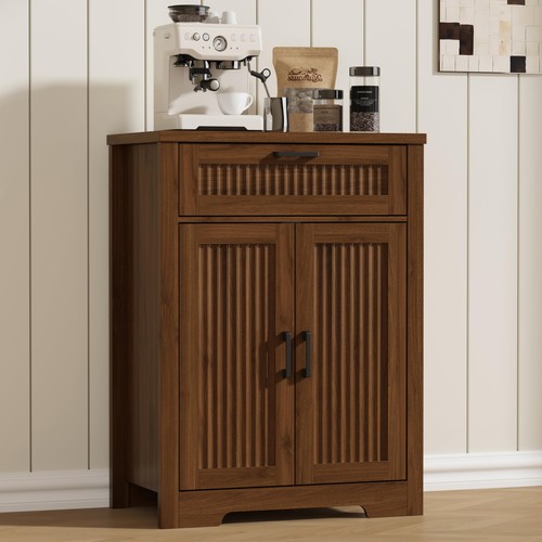 Small fluted sideboard - small, coffee
