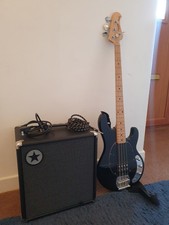 Sterling Musicman Stingray Sub Series Bass Guitar & Blackstar U60 Bass Amp