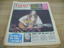 DISC & MUSIC ECHO Newspaper - 21/2/1970  SPOOKY TOOTH Colour, JETHRO TULL, etc
