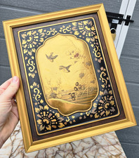 Antique Japanese Lacquer Panel