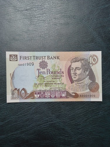 Ten pound note first trust - ten, –
