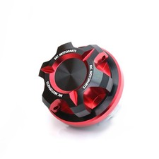 Axis cnc oil filler cap - t-axis, red