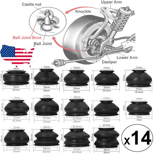 X14 car ball joints assemblies - car,