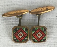 VINTAGE CUFFLINKS GILT &