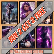 Sexy Psylocke Marvel Posters