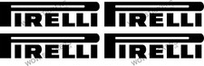 Pirelli stickers x 4 Decals