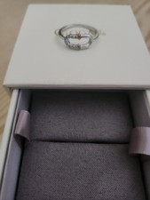 Clogau Silver Connection Ring Size L