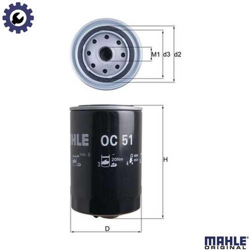 Oil filter for vw - 51,