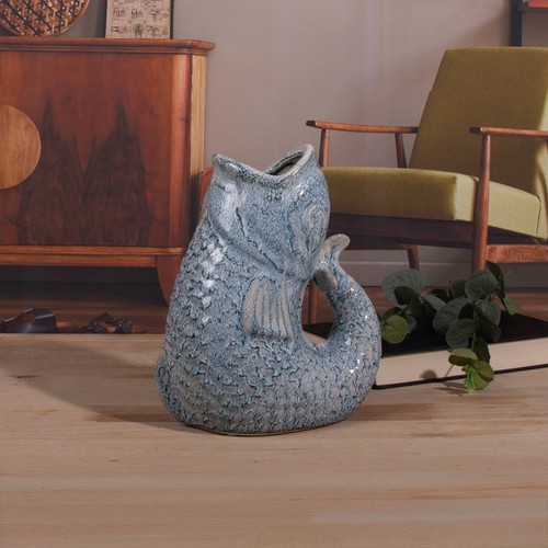 Ceramic fish gurgle - ceramic,