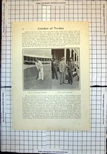 Old Print Cricket A Maclaren