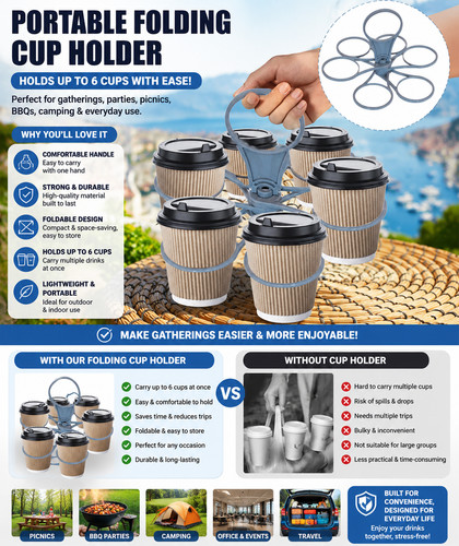 Drinks holder holiday - drinks, holiday,foldable