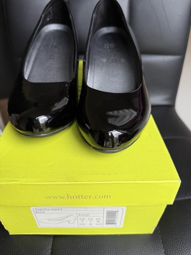 Hotter black patent - hotter, heels