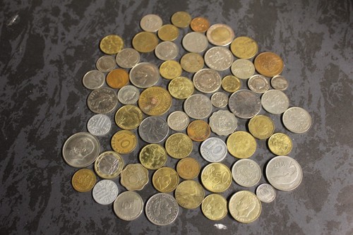 Old assorted foreign - old, coins