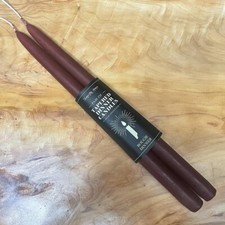 Brown Tapered Dinner Candle