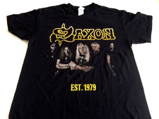 SAXON Europe Tour 2016 T SHIRT large mens new NWOBHM