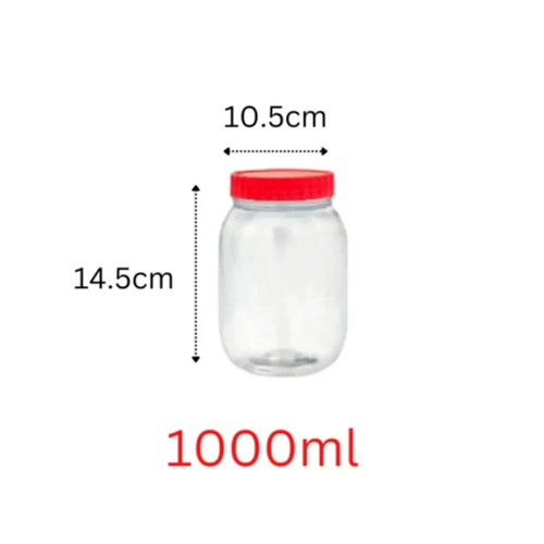 Set 1000ml sunpet clear - set,