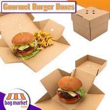 Gourmet Cardboard Burger Boxes