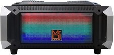 Mr. Dj Matrix Black Bluetooth SpeakerWireless Bluetooth Speaker Karaoke