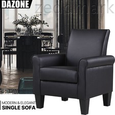 PU Leather Accent Chair