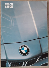 BMW 628 CSi & 635 CSi Brochure