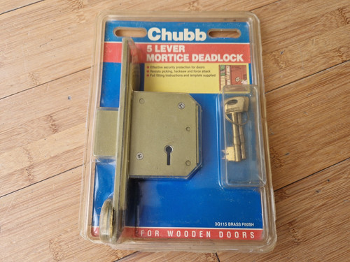 Chubb lever mortice deadlock - 5,