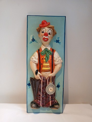 Vintage clown wall hanging - vintage,