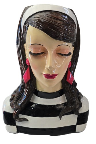 Famosa retro lady - lady, head