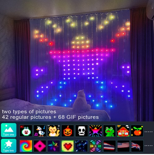 Rgbic smart led curtain - led, fairy