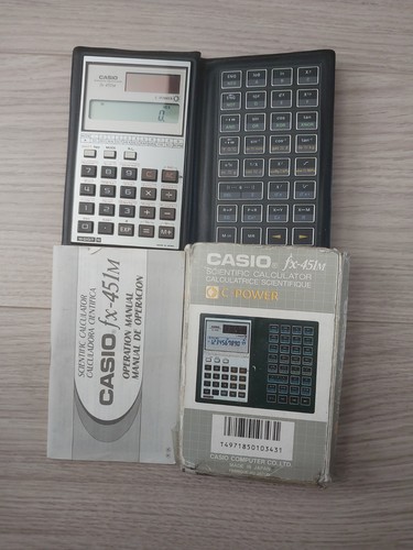 Vintage casio 451m - vintage, fx-451m