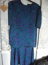 vintage ladies dress by house of fraser size uk 14