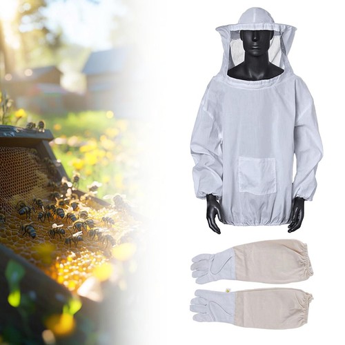 Protective beekeeping suit - beekeeping, in