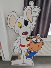 Danger Mouse Cardboard Cut Out Advertisement Fremantle Media 1981 Shop Display