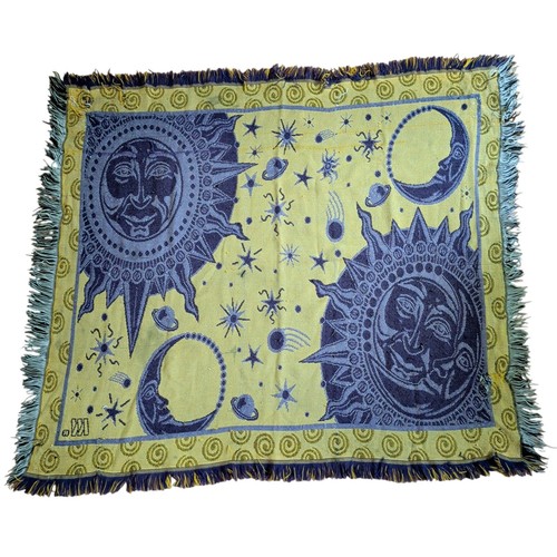 Vintage celestial blanket sun - vintage,