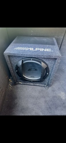 Alpine subwoofer and - alpine, amplifier