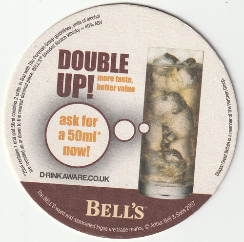 Beer mat bells - beer,