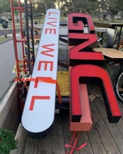 Commercial GNC neon light