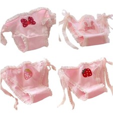 Ruffle Lace Trim Panties Women