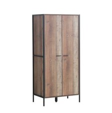 Tall wooden door wardrobe - wooden,