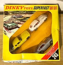 Dinky Toys 245 Superfast Gift Set - Unused Vintage Rare DB6 E Type Jensen