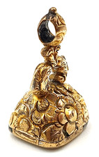 Georgian gold-filled watch fob