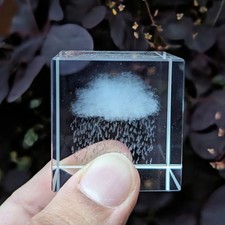 3D Rain Cloud Paperweight